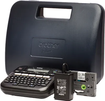 Zdjęcie produktu dla Brother PT-D210VP, QWERTY, Termotransferowy, 180 x 180 DPI, 20 mm/s, Czarny