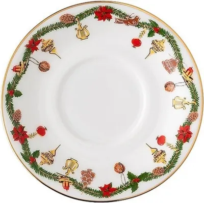 Produktbild von Hutschenreuther Nora Espresso-Untertasse, Weihnachtsdekor, Bone China, Christmas, 11.5 cm, 02048-726037-14716