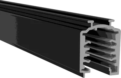 Produktbild von EGLO 3-PHASENSCHIENE AUFBAU ON/OFF SCHWARZ 2M, 1 Stk.