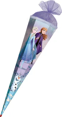 Produktbild von ROTH Motiv-Schultüte "Disney Frozen" eckig 850 mm Glitter