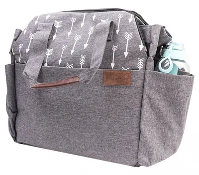 Produktbild von Kinderhopfen Wickelbeutel Traveller 43 x 35 cm Polyurethangrau