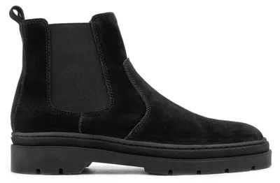 Immagine prodotto di Stivali Chelsea neri in suede, marca Hisnon