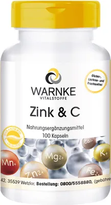 Produktbild von Zink & C Kapseln 100 St