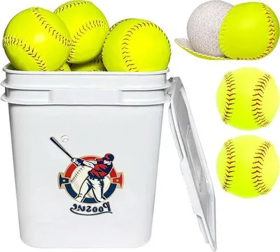 Immagine prodotto di Set da allenamento per softball - senza scritte - 30 cm - Giallo