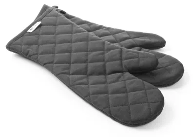 Immagine prodotto di Guanti da forno HENDI - 2 pezzi, cotone con rivestimento ignifugo, 2 pezzi, (L)380mm