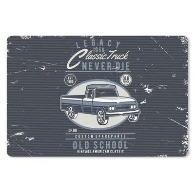 Produktbild von MuchoWow® Schreibtischunterlage Auto - Oldtimer - Zeichnung 60x40 cm - XXL Mauspad - Großes Mauspad