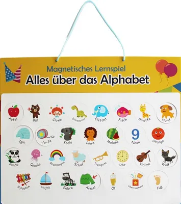 Produktbild von Magnetisches Lernspiel - Alles über das Alphabet