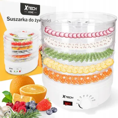 Obrázek produktu pro Moderní sušička potravin Xtech, 600 W, 5 úrovní, regulace teploty