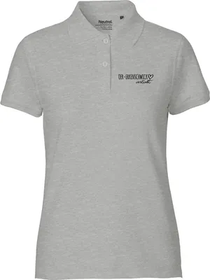 Produktbild von Huuraa Damen Polo Shirt Oer-Erkenschwick verliebt XXL Sport Grey Bio Baumwolle Fairtrade Poloshirt Geschenkidee