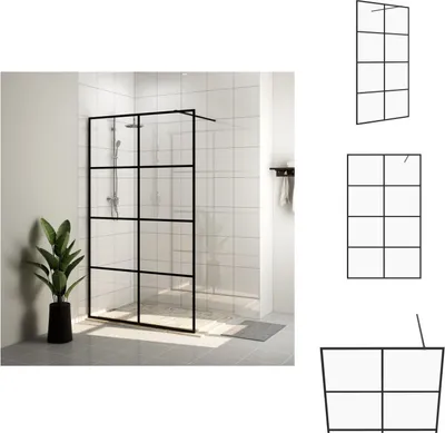 Obrázok produktu pre vidaXL Sprchová zástena pre sprchovací kút s čírym sklom ESG 115x195 cm - Sprchové zásteny