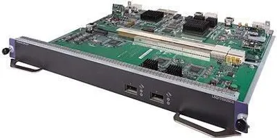 Immagine prodotto di Modulo XFP 10GbE a 2 porte HPE A 7500, modalità full duplex, montaggio a rack
