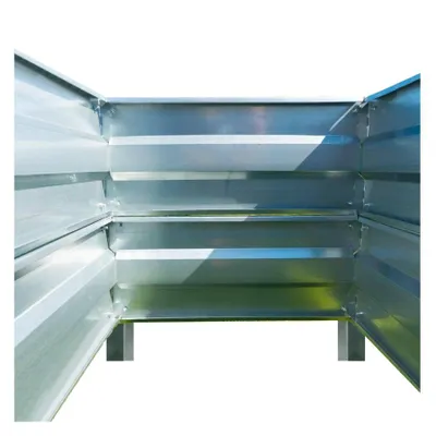 Produktbild von ETL Hochbeet Erweiterung 60x200x40 cm – Metall verzinkt, stabil & langlebig