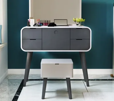 Produktbild von Konsolen Tisch Schminktisch Schmink Tische Konsole Schlaf Zimmer Sekretär Metall