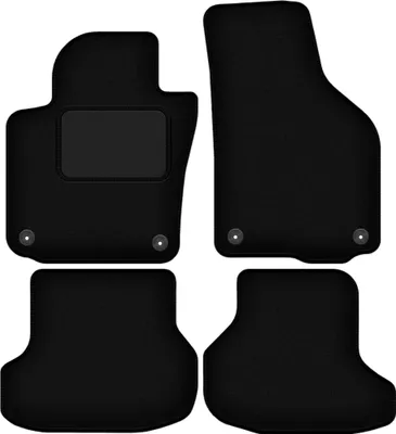 Immagine prodotto di Tappetini in velluto nero per: Volkswagen Golf VI Cabrio (2011-2016)