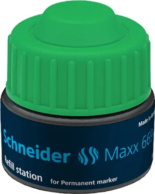 Produktbild von Permanentmarker Refill-Station 669 grün Packung mit 6 Stück