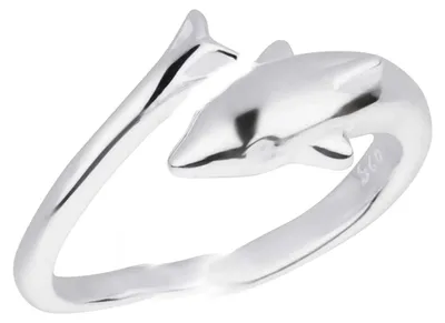 Produktbild von Zehenring Zehring Fisch Delfin 925 Silber