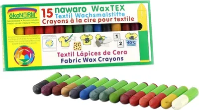 Zdjęcie produktu dla ökoNorm WAX Tex nawaro, farba woskowa do tekstyliów - 15 kolorów