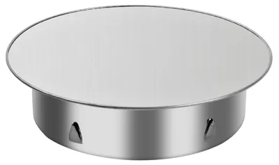Imagen del producto de Solidchoice - Chimenea de acero inoxidable, color plateado