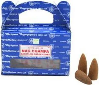 Image de Cônes d'encens Nag Champa reflux -- 75 g
