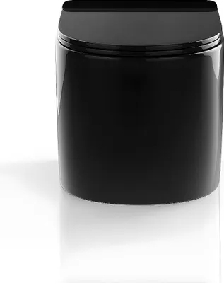Produktbild von Wand-WC aus Keramik ohne Flansch - Schwarz glänzend - JAVOINE