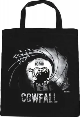 Produktbild von Baumwolltasche mit Druck - Cowfall - 40177 - Bag Baumwolle