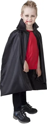 Produktbild von Cape - für Kinder - schwarz - Größe 122-128