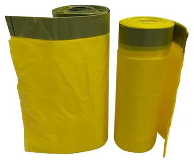 Produktbild von Abfallsäcke Müllbeutel Gelber Sack 90 L Zugband 2 Rollen