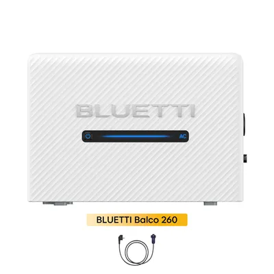 Produktbild von Powerness®Balkonkraftwerk Speicher Bluetti Balco 260 2,560 Wh 4 MPPT für Balkonkraftwerk (0% MwSt)