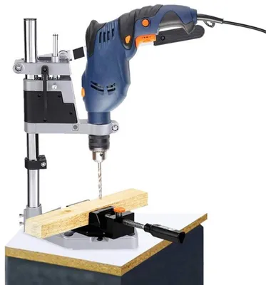 Universelle Bankklemme - Verstellbare Bohrmaschine - Blau - Reparaturwerkzeug - Ideal für Werkbank - Für Hobbyisten