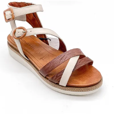 Produktbild von Tamaris Damen Riemchen Sandalen braun (Größe: 38)-