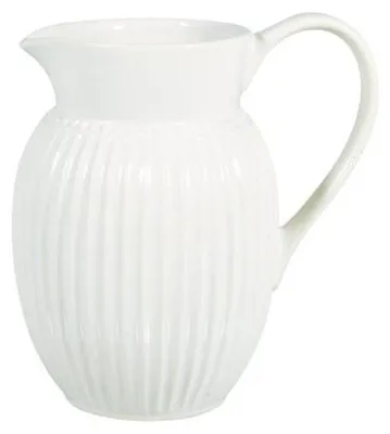 Image de Greengate Pichet ALICE Blanc Pichet 0,5 litre Everyday Vaisselle Carafe Pichet de jus de fruits