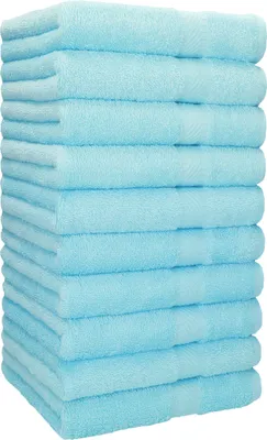 Produktbild von Betz 10 Stück Handtücher 50x100 cm PALERMO 100% Baumwolle  Farbe: türkis