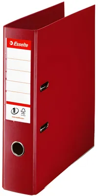 Produktbild von ESSELTE Ordner A4 7,5cm bordeaux Ordner PlastikHebelmechnik Schlitzen