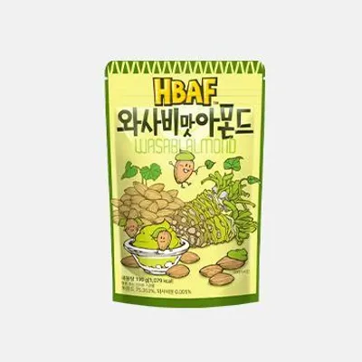 Immagine prodotto di HBAF Mandorla tostata Wasabi 120g