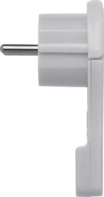 Produktbild von Schuko Stecker flach Winkelstecker Flachstecker Weiß ultradünner IP20