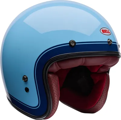 Immagine prodotto di Casco jet Bell Custom 500 Crate, blu ghiaccio, taglia S (55/56)