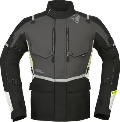 Produktbild von Modeka Trohn Textiljacke dunkelgrau / hellgrau 5XL