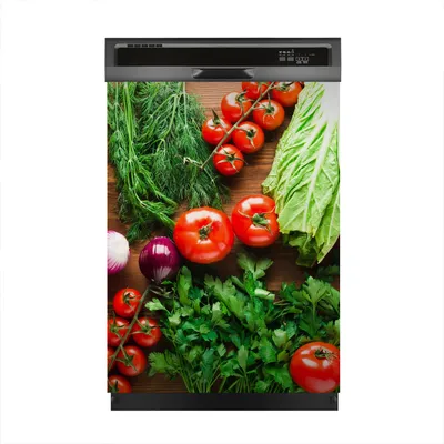 Produktbild von Magnete Dekorative 60x80 cm Küche Magnetmatte Spülmaschine - Gemüse Farbige