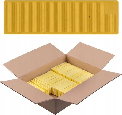 Produktbild von Distanzunterlagen S3404 - 34x100x4mm - 100 Stück - langlebig - präzise Montage - vielseitig einsetzbar