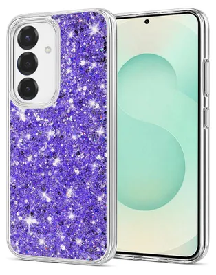 Obrázek produktu pro Techsuit – kryt Sparkly Glitter pro Samsung Galaxy S25 Plus – fialový