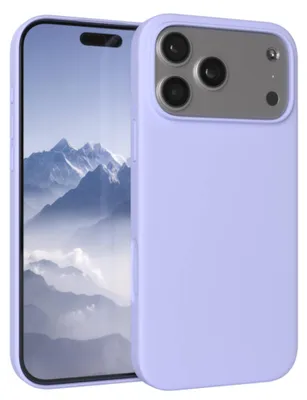 Produktbild von EAZY CASE Silikonhülle für Apple iPhone 17 Pro Max, Silikon Backcover Schutz in Violett