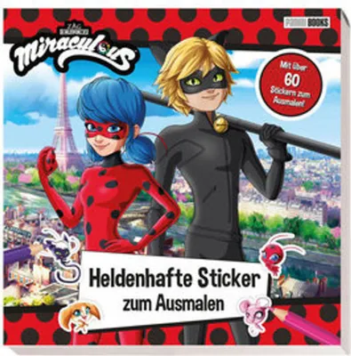 Produktbild von Miraculous: Heldenhafte Sticker zum Ausmalen