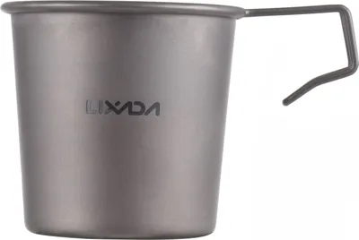 Obrázek produktu pro 220 ml Ti Sierra Cup, lehký kempingový hrnek z Ti, turistický hrnek na kávu pro kempování a turistiku v přírodě