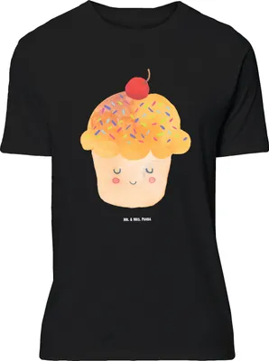 Produktbild von Mr. & Mrs. Panda Größe XL T-Shirt Cupcake - Schwarz - Geschenk, Lustige Sprüche, Küche Spruch, Motivation, Shirt, Tshirt, Deko, Wunder, mit, Cupcakes, Muffin