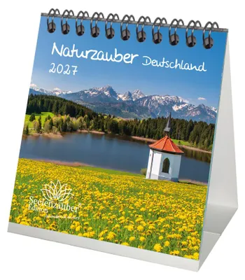 Produktbild von Naturzauber Deutschland Tischkalender 10x10cm für 2027 Natur Landschaft - Seelenzauber
