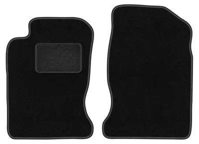 Productafbeelding van Velours voormatten voor Toyota Carina E 1992-1998 (stationwagen/sedan) – 2-delig, zwart, op maat – Wielganizator LUX