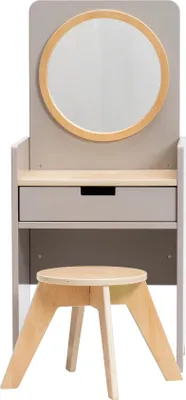 Produktbild von Betzold Kinder-Spiegeltisch, inkl. Hocker, Schminke für Kreativität, Soziale Kompetenz