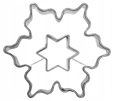 Image de EkoForemki Emporte-pièce Flocon Étoile 4.2cm Biscuits