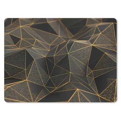 Produktbild von MuchoWow® Mauspad Mousepad Abstrakt - Gold - 3D - Luxus - Kunst 40x30 cm - Mousepads - Maus Mat - Pad - Mausunterlage - Anti Rutsch