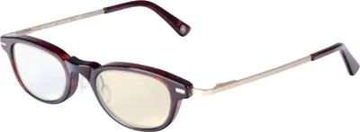 Produktbild von Lupenhalbbrille Kunststoff Mono Med Havanna Braun rechts 5x / +20